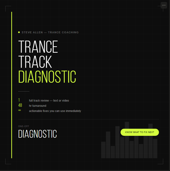 Trance Track Diagnostic — Text Review